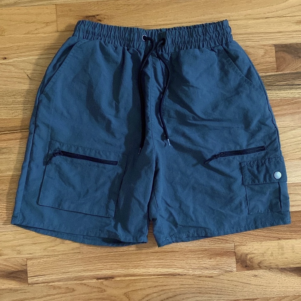 Lira Charcoal Nylon Shorts Size S